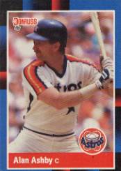 1988 Donruss Baseball Cards    163     Alan Ashby